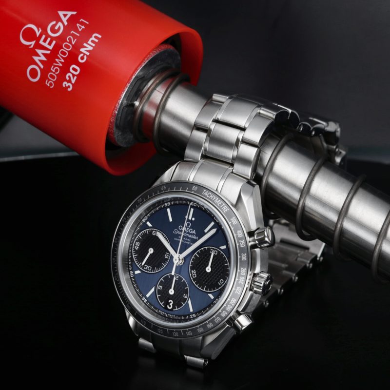 2022 Unworn Omega Speedmaster Racing Co-Axial Chronograph ref. 32630405003001 with Box & Card - Image 4