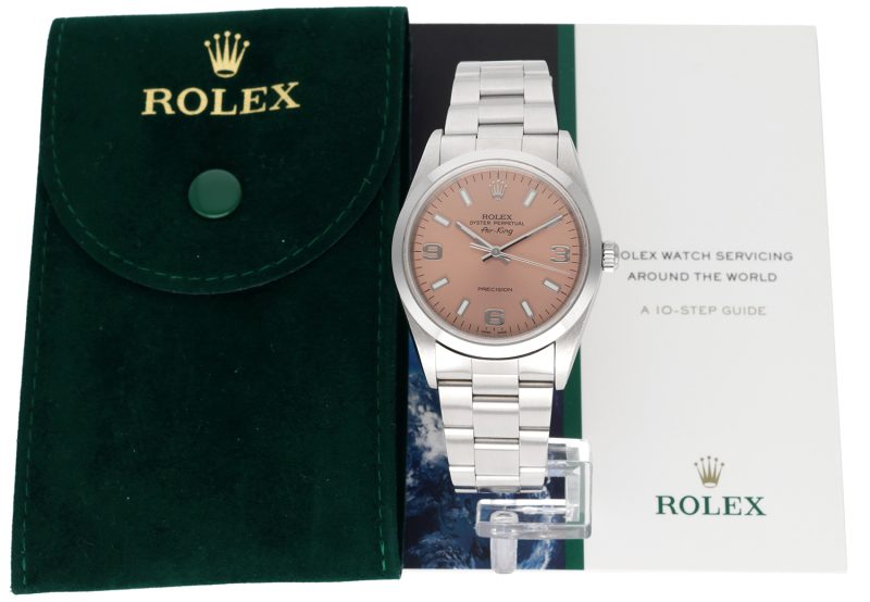 2000 Rolex Air-King ref. 14000 Salmon Dial - Serviced - Image 15