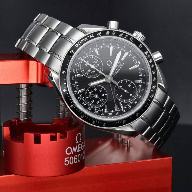 ca. 2012 Omega Speedmaster Day-Date ref. 32205000 with Box & Card - Image 4