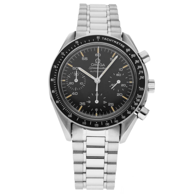 1991 Omega Speedmaster Automatico Reduced ref. 35105000 con Scatola e Garanzia Originale - immagine 3