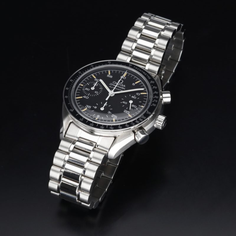 1991 Omega Speedmaster Automatico Reduced ref. 35105000 con Scatola e Garanzia Originale - immagine 11