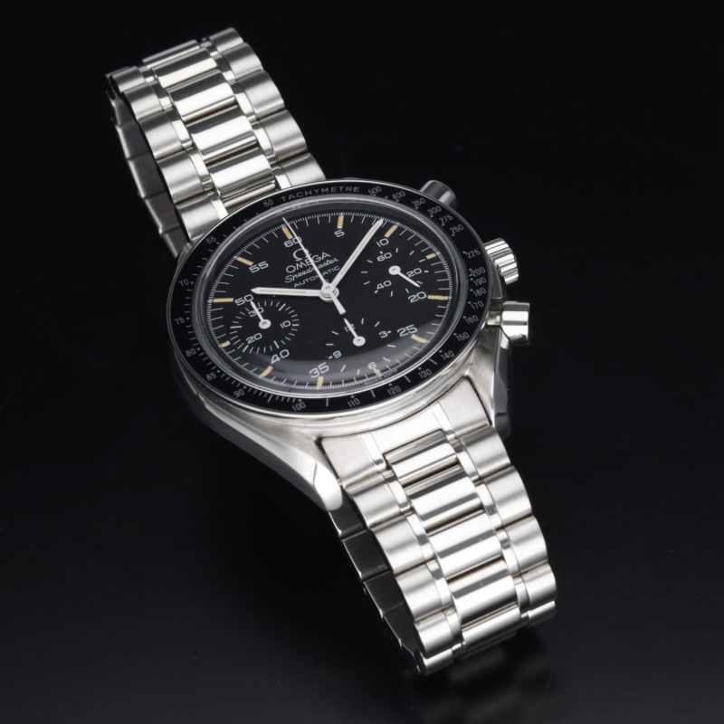 1991 Omega Speedmaster Automatico Reduced ref. 35105000 con Scatola e Garanzia Originale - immagine 10