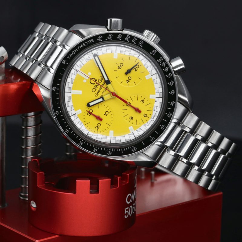 ca. 1998 Omega Speedmaster Automatic Reduced Jordan Gran Prix Michael Schumacher ref. 35101200 - Image 4