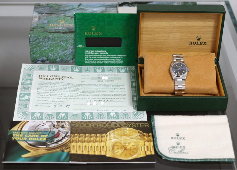 1998 Rolex Lady MidSize Oyster Perpetual 31 mm ref. 67480 Box+Papers+Booklets - Image 14