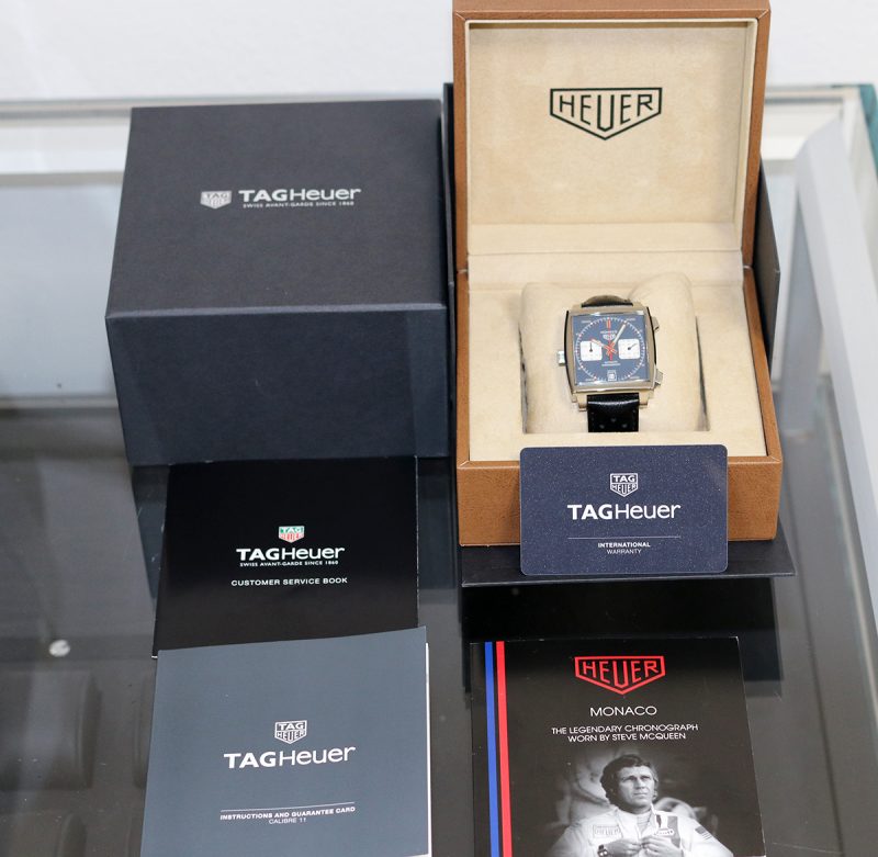 2020 TAG Heuer Steve McQueen Monaco ref. CAW211P.FC6356 with Box and Papers - Image 14