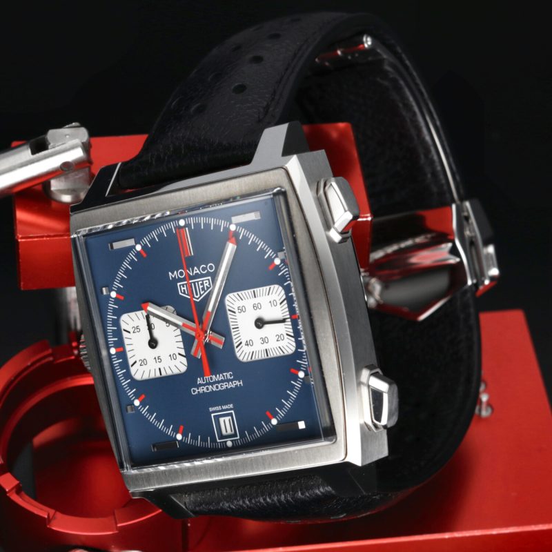 2020 TAG Heuer Steve McQueen Monaco ref. CAW211P.FC6356 with Box and Papers - Image 9