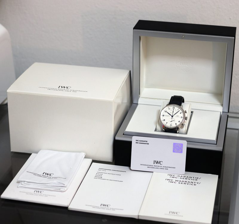 2013 IWC Portuguese Chronograph ref. IW371446 with Box and Papers - Image 14