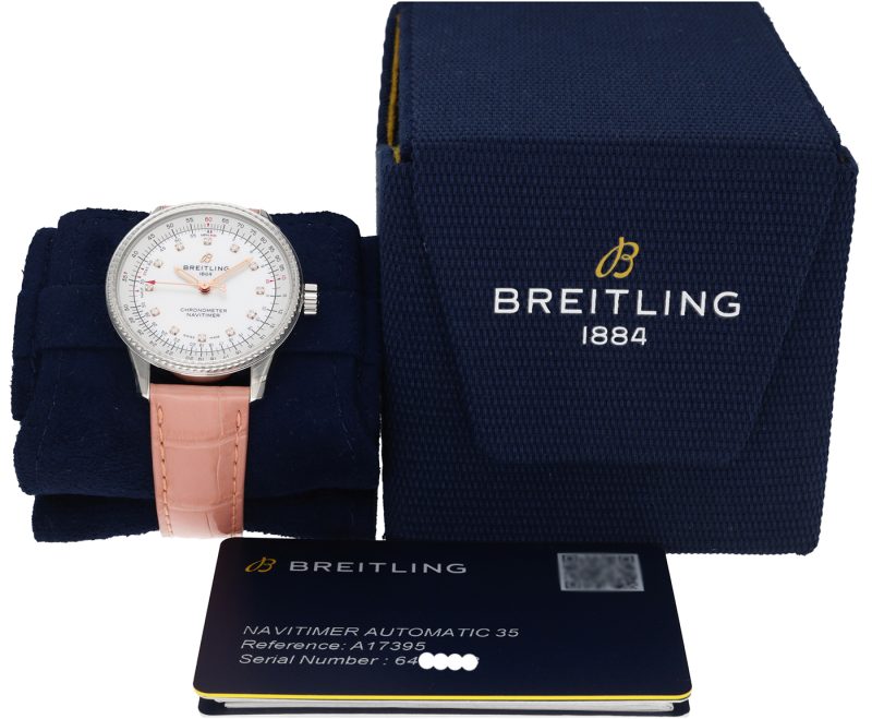 NIB Unworn Breitling Lady Navitimer 35 ref. A17395211A1P3 - Image 14