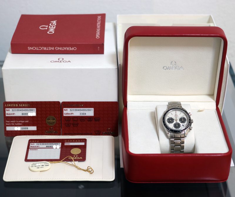 ca. 2012 Omega Speedmaster Date 1957 LE ref. 32330404002001 with Box and Papers - Image 15