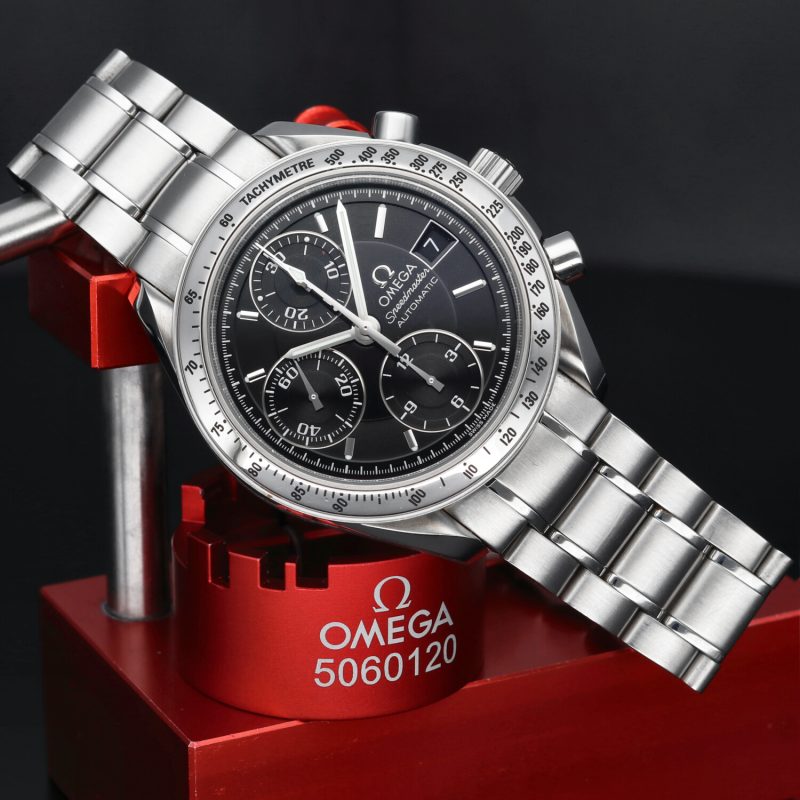 ca. 1996 Omega Speedmaster Date 40 ref. 35135000 with Original Box - Image 4