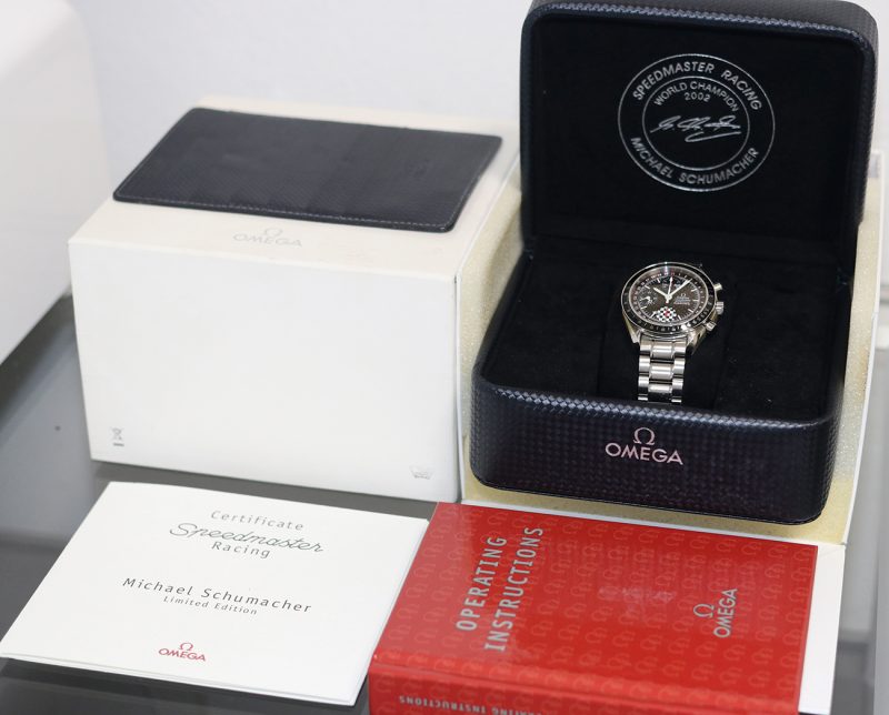 2002 Omega Speedmaster Day Date 35295000 Automatic 39 mm. Michael Schumacher Limited - Image 16