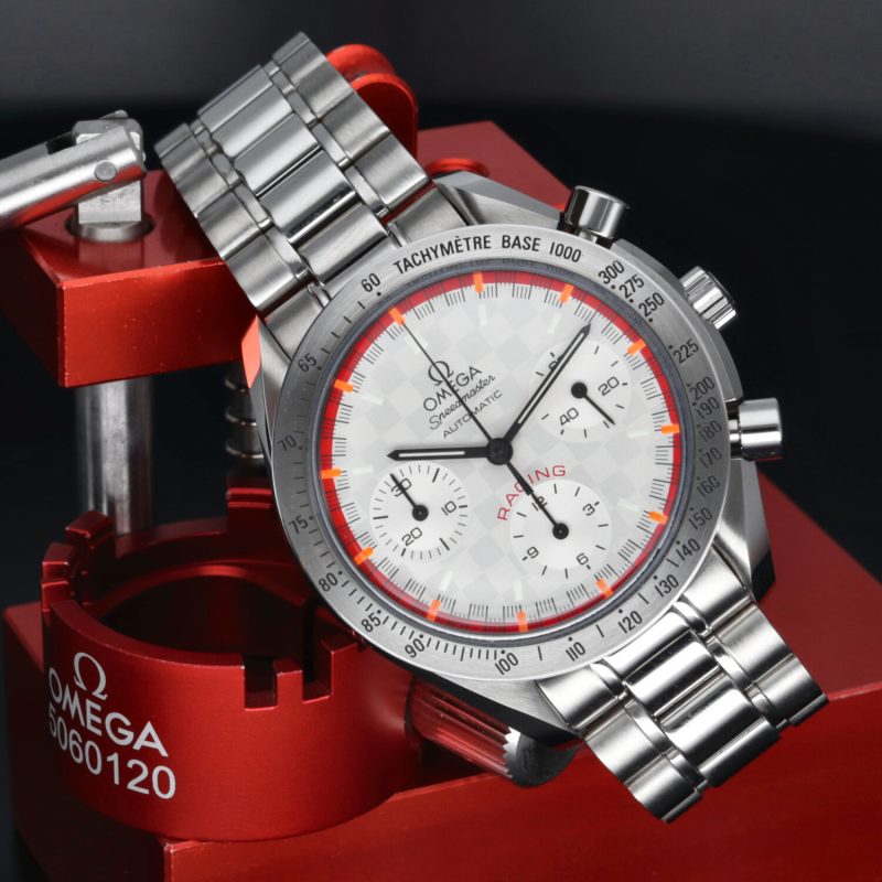 2001 Omega Speedmaster Michael Schumacher Limited Edition 35173000 with Box and Papers - Omega Serviced - Image 4