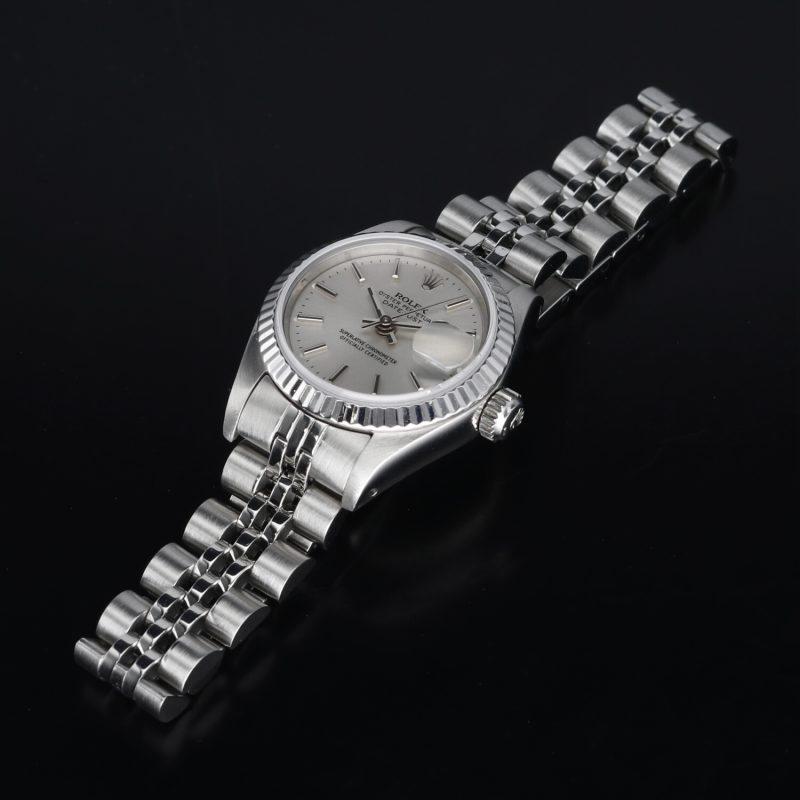 1989 Rolex Lady Datejust 26 ref. 69174 con Scatola Originale e RSC - immagine 12