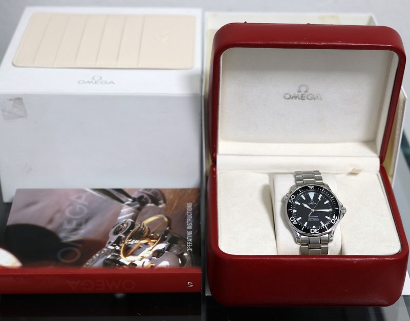 ca. 1999 Omega Seamaster Diver 300M ref. 22645000 with Original Box - Image 15