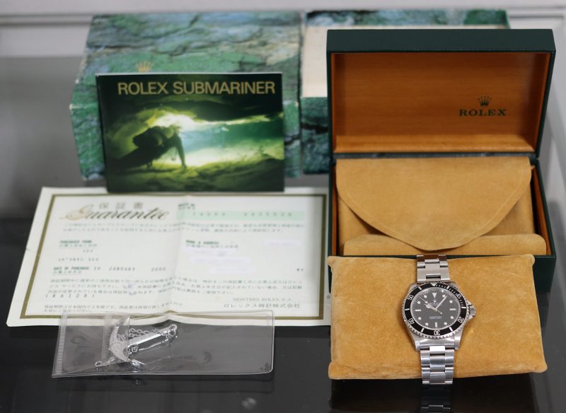 1999 Unpolished Rolex ref. 14060 Submariner no Date, Box Booklets & Papers - Image 16