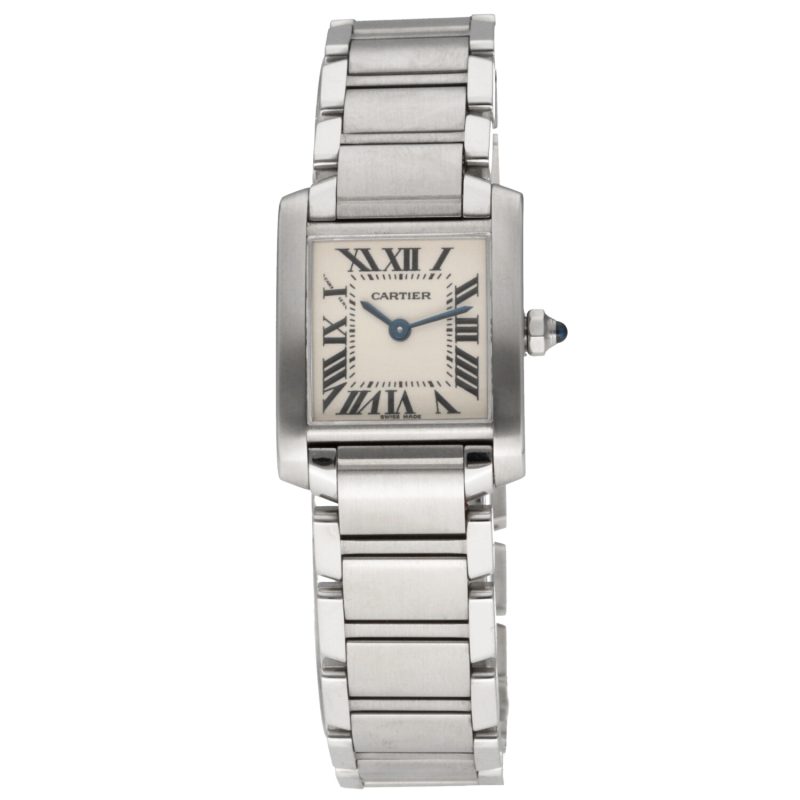 Cartier ref. W51008Q3 / 2384 Ladys Quartz Tank Francais with Box - Image 3