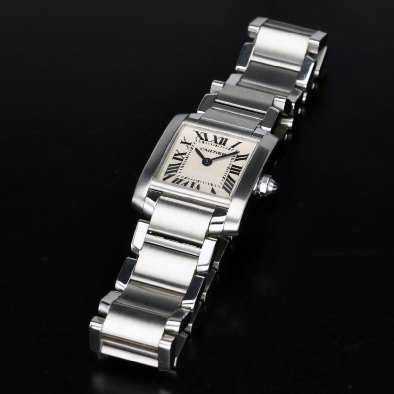 Cartier ref. W51008Q3 / 2384 Ladys Quartz Tank Francais with Box - Image 12