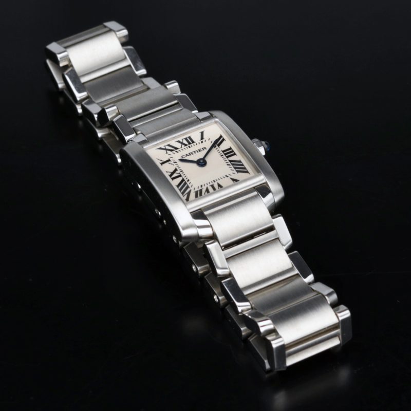 Cartier ref. W51008Q3 / 2384 Ladys Quartz Tank Francais with Box - Image 11