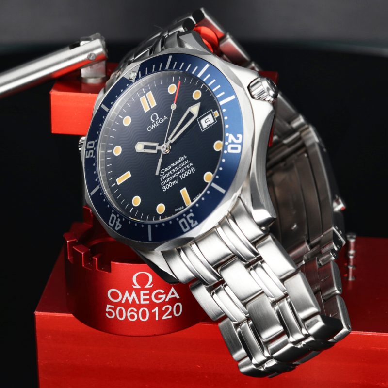 1996 ca. Omega ref. 25318000 Bond Seamaster 300M,  Scatola & Garanzia - immagine 5