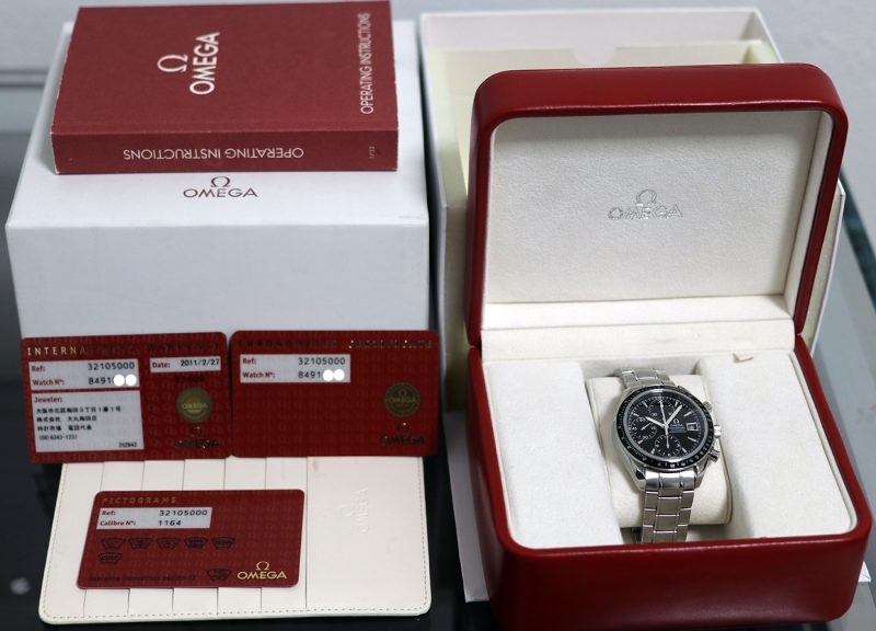 2011 Omega ref. 32105000 Speedmaster Date Automatic Chronometer 40mm Box+Booklet+Card - Image 16