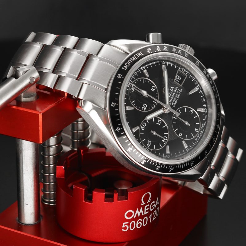 2007 Omega 32105000 Speedmaster Data Automatico 40mm. Scatola+Libretti+Garanzia - immagine 5