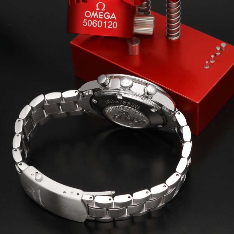 2007 Omega 32105000 Speedmaster Data Automatico 40mm. Scatola+Libretti+Garanzia - immagine 10