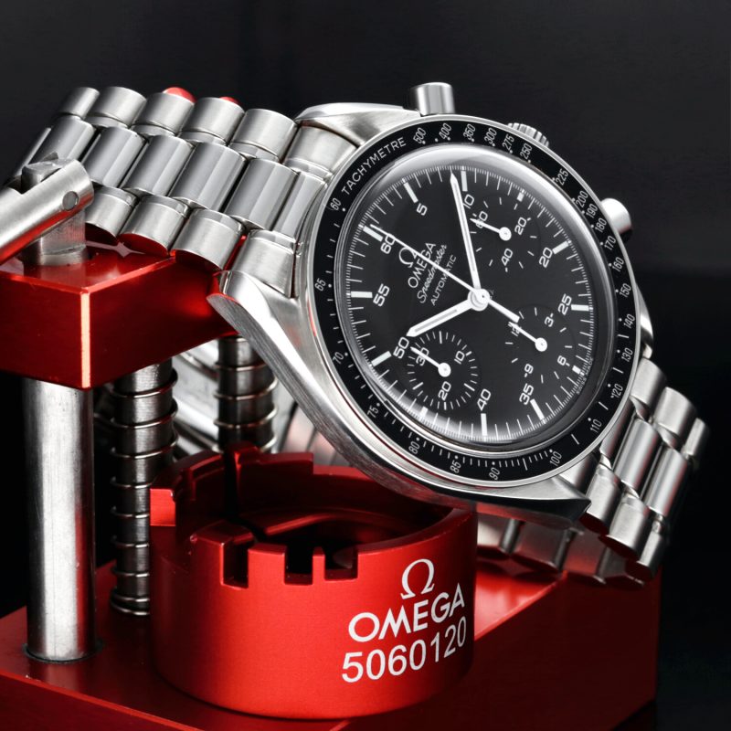 2005 Unpolished Omega ref. 35105000 Speedmaster Automatic Reduced 39 mm with Original Papers - Image 5