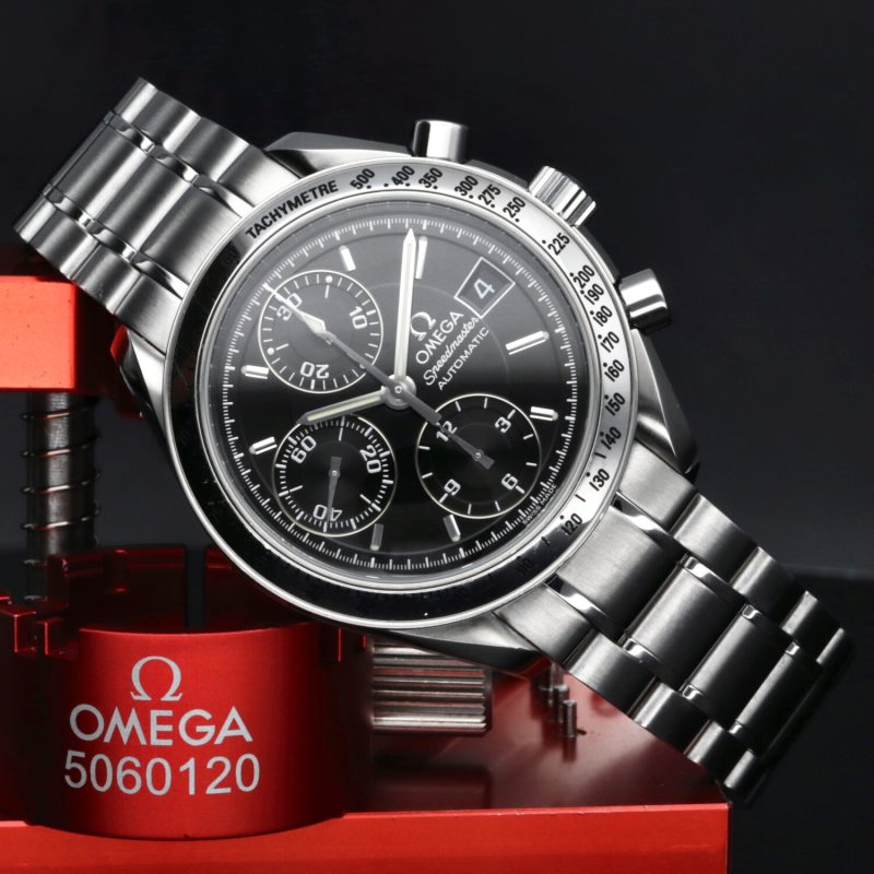 2006 Omega ref. 35135000 Speedmaster Data Automatico 39mm. Scatola e Garanzia - immagine 4