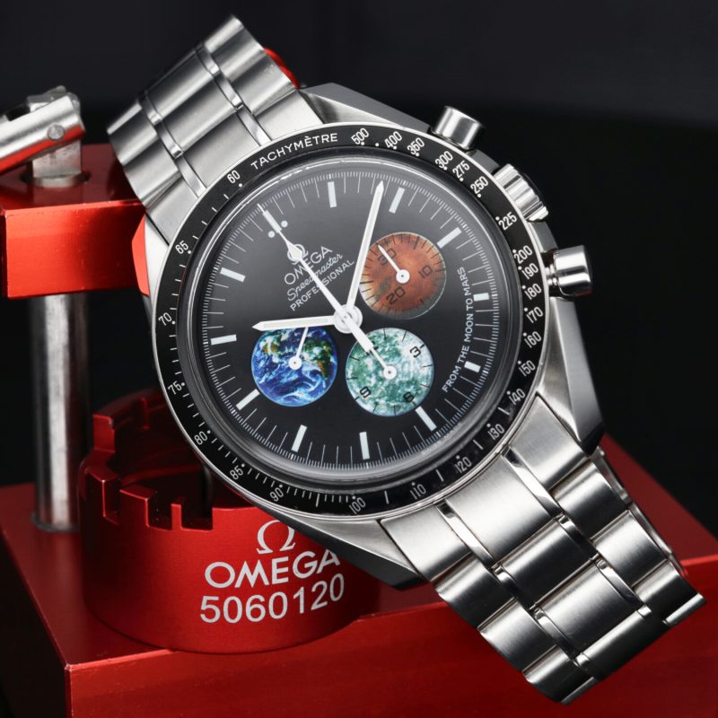 2004 Unpolished Omega ref. 35775000 Speedmaster Professional "Moon to Mars" Box, Booklet & Card - Image 4