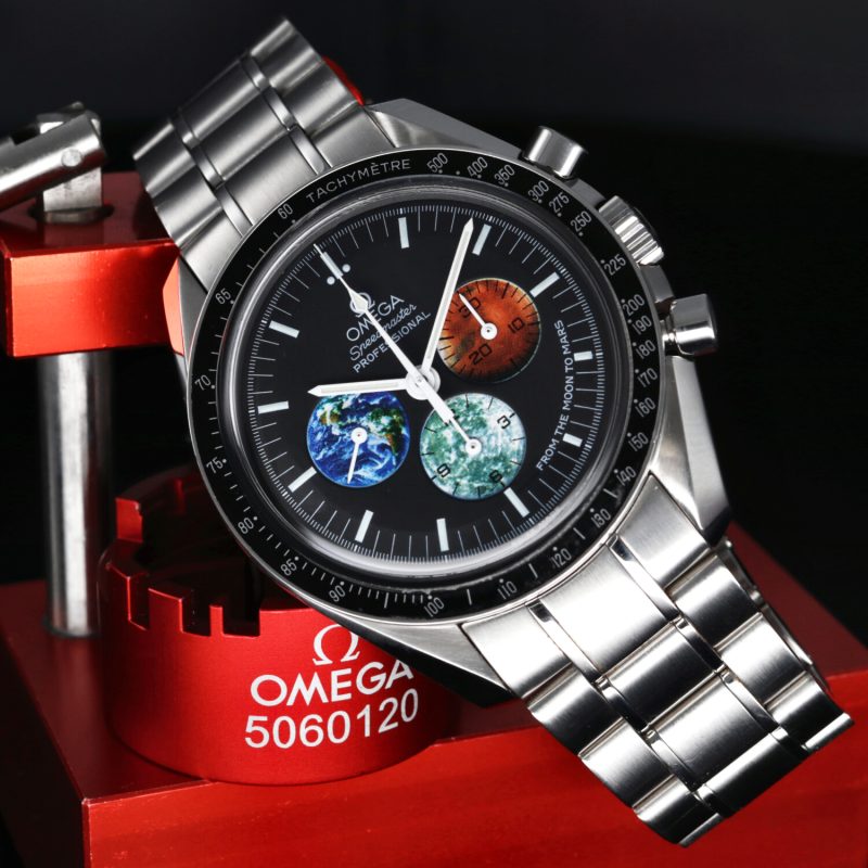 2004 Unpolished Omega ref. 35775000 Speedmaster Professional "Moon to Mars" Box, Booklet & Card - Image 11