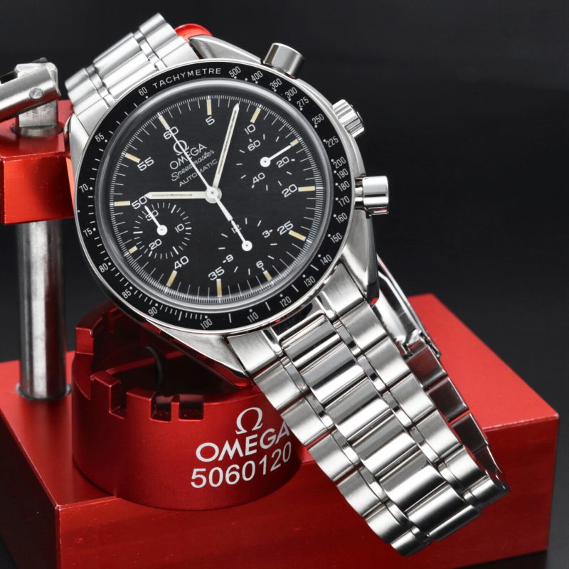 Vintage 1989 ca. Omega ref. 35105000 Speedmaster Reduced 39mm Calibro 1140 "Dorato", Revisionato Omega - immagine 10