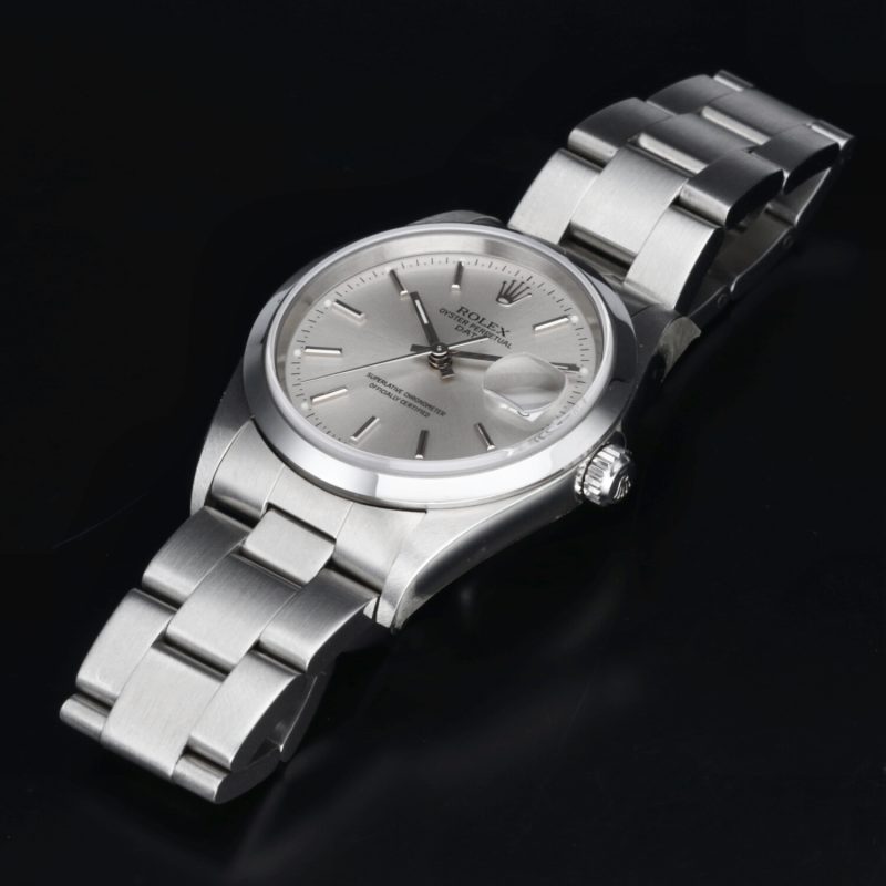 2001 Rolex ref. 15200 Oyster Perpetual Date 34 mm Mai Indossato con Garanzia Originale - immagine 12