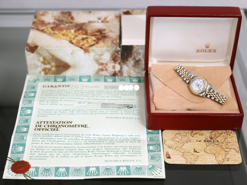 1991 Rolex Lady Datejust 26 Oro e Acciaio ref. 69173 con Scatola e Garanzia Originale - immagine 16