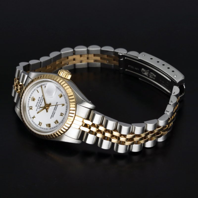 1991 Rolex Lady Datejust 26 Oro e Acciaio ref. 69173 con Scatola e Garanzia Originale - immagine 14