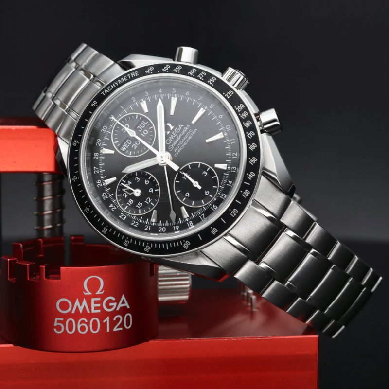 ca. 2012 Omega Speedmaster ref. 32205000 Triple Date Automatic 40 mm, Box+Booklet+Cards - Image 4