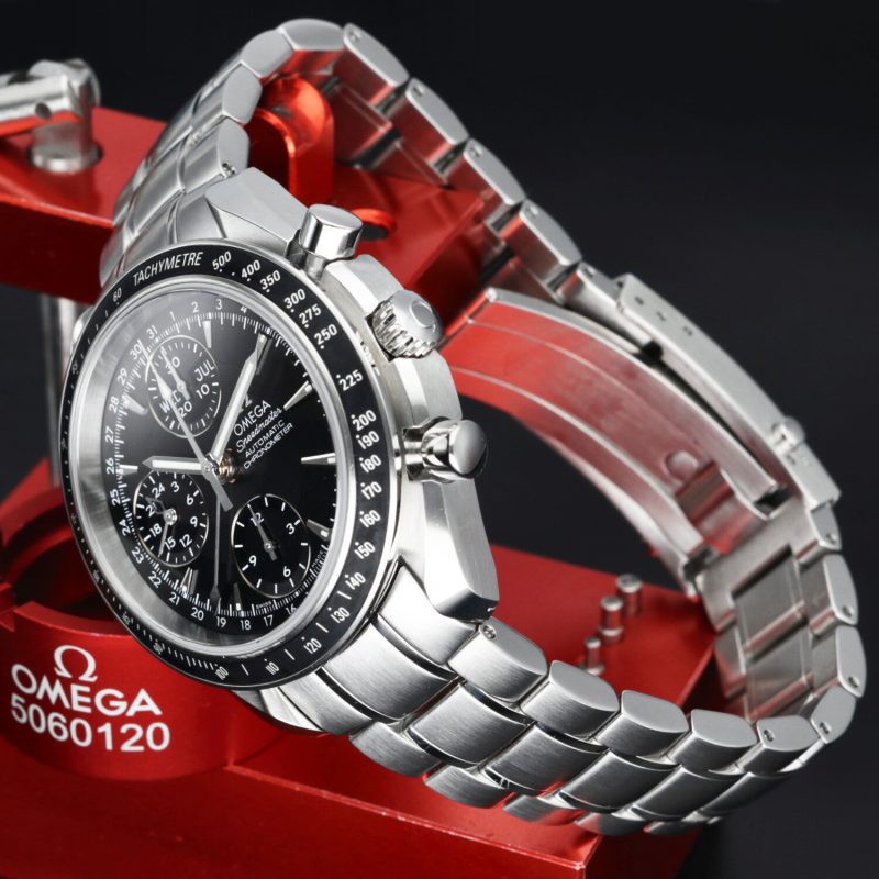 ca. 2012 Omega Speedmaster ref. 32205000 Triple Date Automatic 40 mm, Box+Booklet+Cards - Image 6