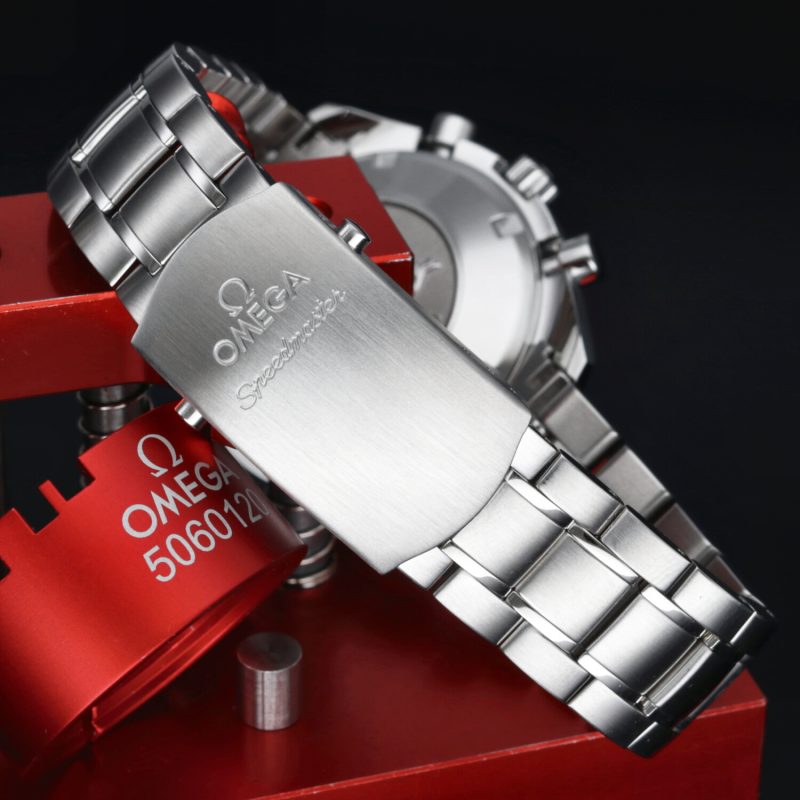 ca. 2012 Omega Speedmaster ref. 32205000 Triple Date Automatic 40 mm, Box+Booklet+Cards - Image 7