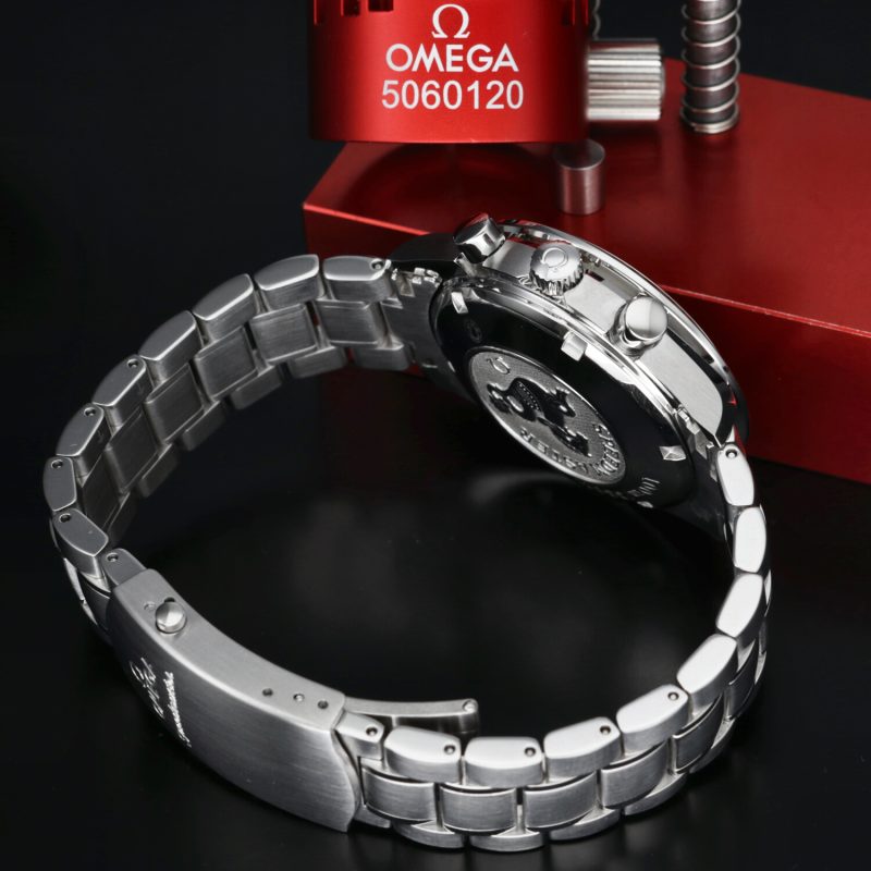 ca. 2012 Omega Speedmaster ref. 32205000 Triple Date Automatic 40 mm, Box+Booklet+Cards - Image 9