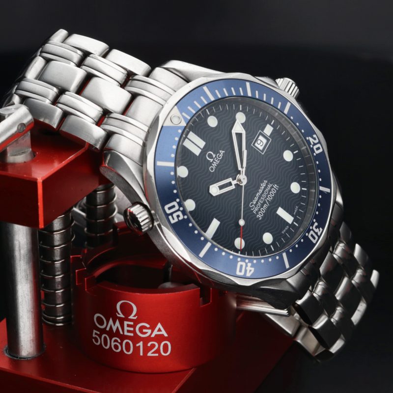 Omega ref. 25418000 Bond Seamaster 300M Quarzo 41 mm - Scatola e Granzia Originale - immagine 5