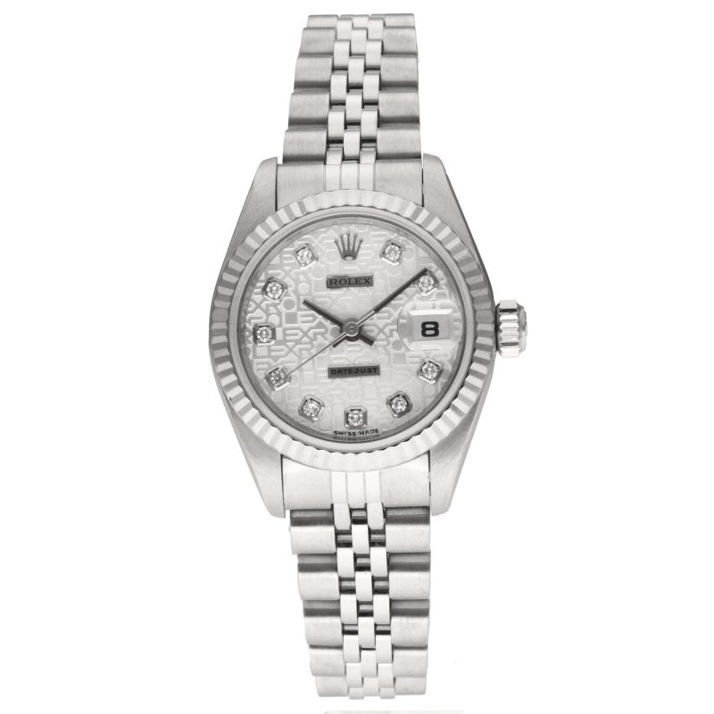 1998 Rolex Lady Datejust ref. 69174 Factory Diamond Jubilee Dial with Box & Papers - Image 3