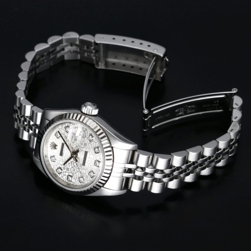 1998 Rolex Lady Datejust ref. 69174 Factory Diamond Jubilee Dial with Box & Papers - Image 14