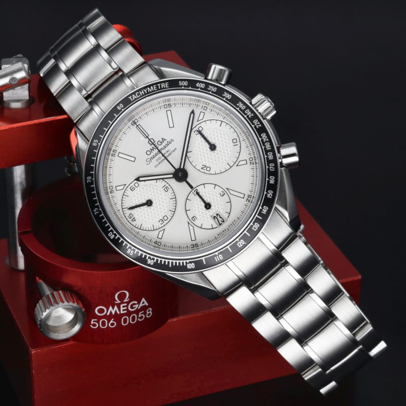 2015 Omega 32630405002001 Speedmaster Racing Co-Axial Chronograph 40mm, Scatola & Garanzia - immagine 4