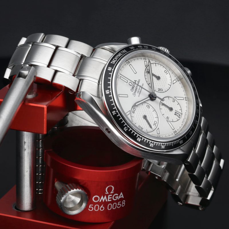 2015 Omega 32630405002001 Speedmaster Racing Co-Axial Chronograph 40mm, Scatola & Garanzia - immagine 5