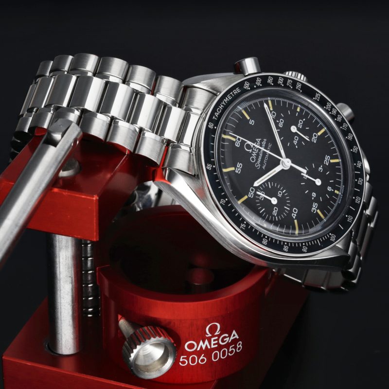 1996 ca. Omega ref. 35105000 Speedmaster Automatico Reduced 39 mm, Revisionato Omega - immagine 5