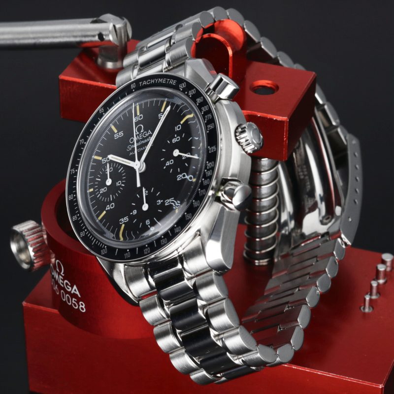 1996 ca. Omega ref. 35105000 Speedmaster Automatico Reduced 39 mm, Revisionato Omega - immagine 6