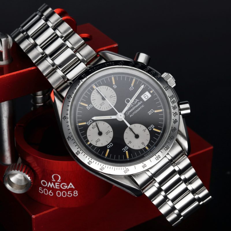 ca. 1993 Omega ref. 35115000 Speedmaster Date 39 mm Reverse Panda Dial - Image 4