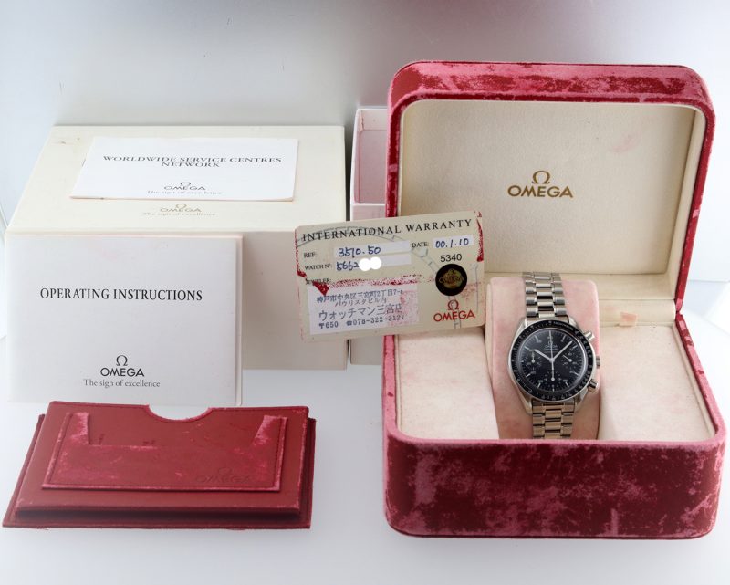 2000 Omega ref. 35105000 Speedmaster Automatic Reduced 39 mm, Box+Booklet+Papers+Omega Serviced - Image 15