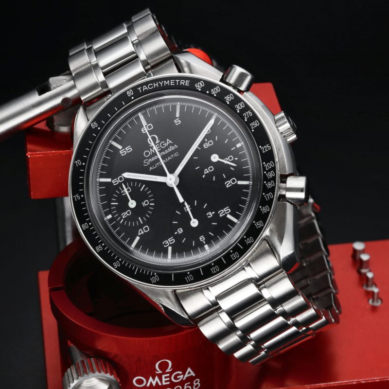 2000 Omega ref. 35105000 Speedmaster Automatic Reduced 39 mm, Box+Booklet+Papers+Omega Serviced - Image 4