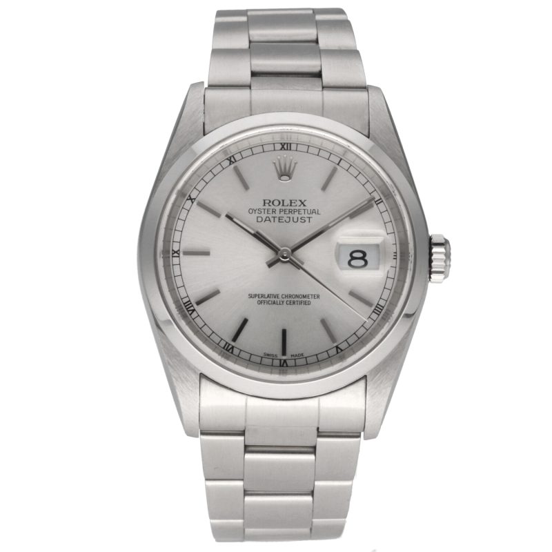 2000 Rolex ref. 16200 Datejust Automatic 36 mm, Box, Booklet, Papers - Image 3