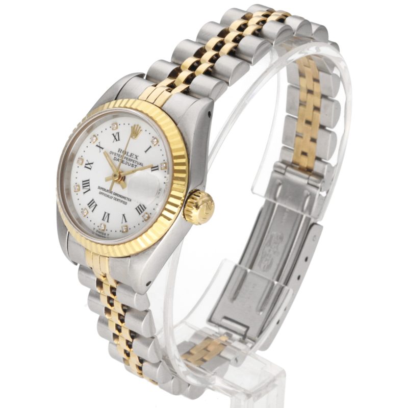 1987 Rolex Ladies Two Tone Datejust 26 ref. 79173 Factory Diamond Dial, Box+Booklets - Image 2